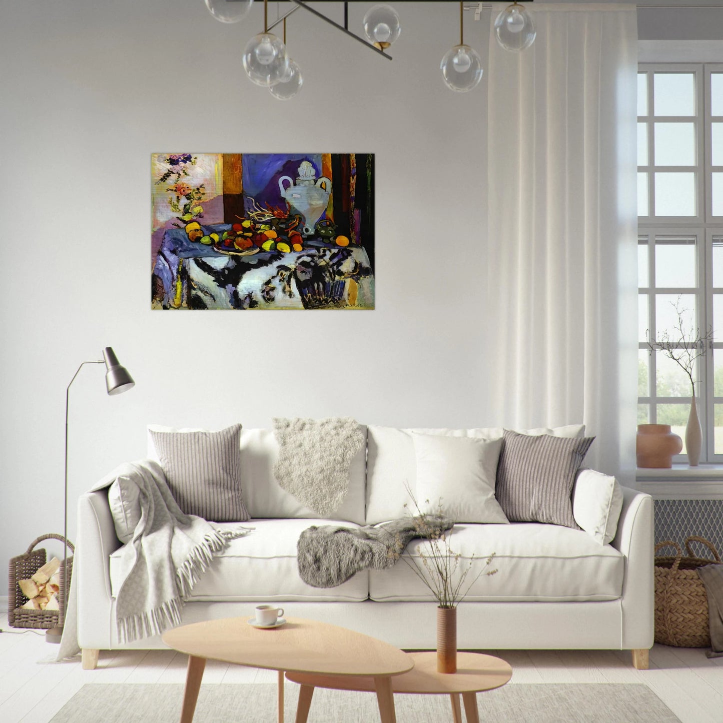 BLUE STILL LIFE - Henri Matisse Brushed Aluminum Print - 70x100 cm / 28x40 inches | Henri Matisse Aluminum Print | Henri Matisse Prints