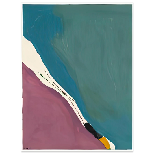 Helen Frankenthaler - Red Travels, 1971- Wall Art - 21x29.7 cm / 8x12" - Fine Art Poster-canvas - -