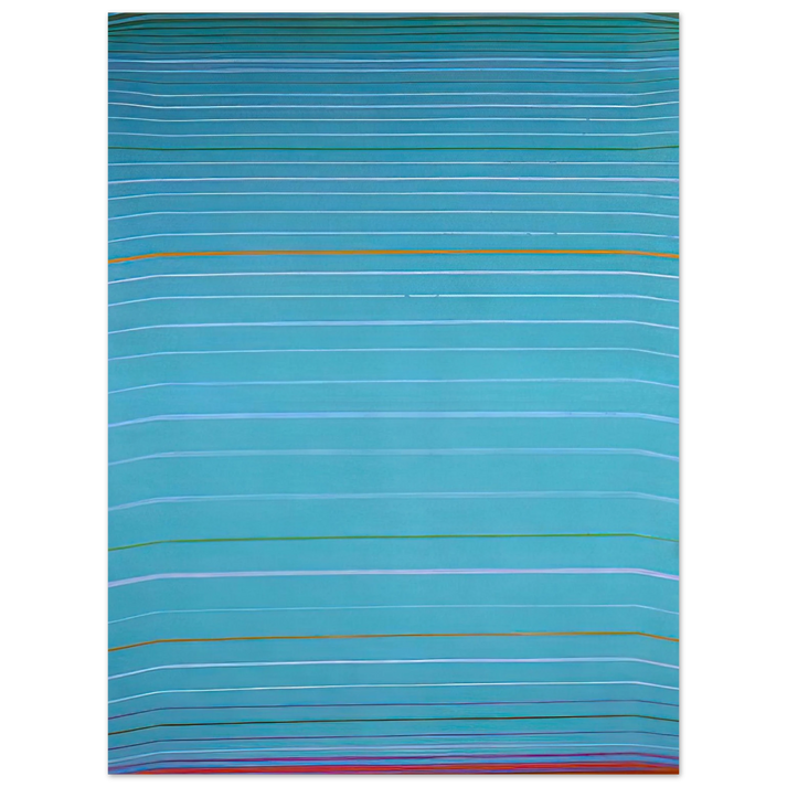 John Hoyland - April 1961 - 1961  75x100 cm / 30x40inches Fine Art Poster