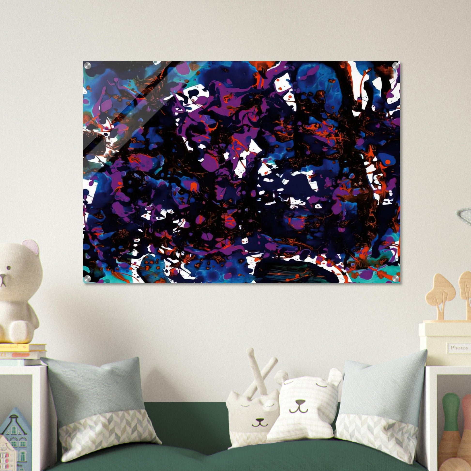 Untitled  SFP94-3  SF94-024  - Sam Francis Acrylic Print - 70x100 cm / 28x40″ inches
