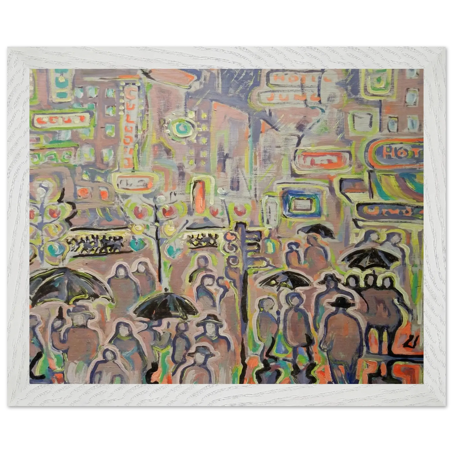 Walter Inglis Anderson - Walter Anderson Wall art - 30x45 cm / 12x18 inches - Premium Wooden Framed Poster With Fine Art Paper - Black frame