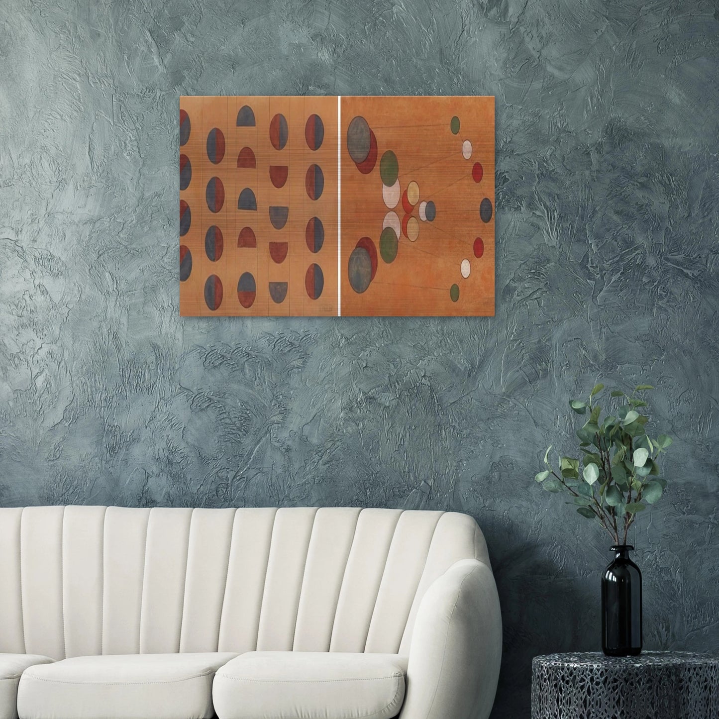 Diptych - 1956 1 - Lolo Soldevilla Brushed Aluminum Print - 70x100 cm / 28x40 inches | Lolo Soldevilla Aluminum Print | Lolo Soldevilla Prints