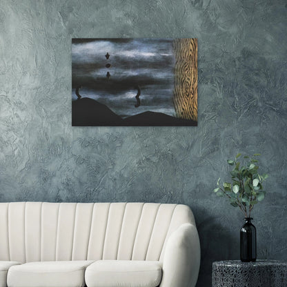 THE LINING OF SLEEP 1928 - Rene Magritte Brushed Aluminum Print - 70x100 cm / 28x40 inches | Rene Magritte Aluminum Print | Rene Magritte Prints