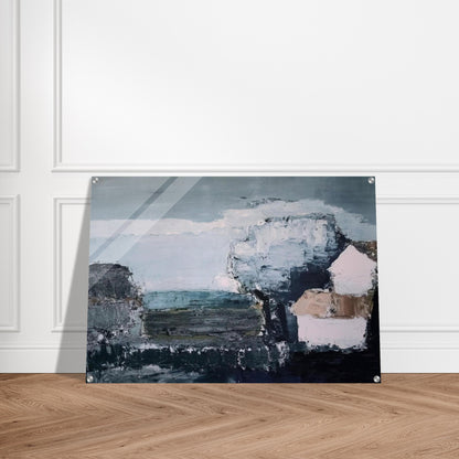 Paysage méditerranéen - 1953 - Nicolas de Stael Acrylic Print - 70x100 cm / 28x40″ inches | Nicolas de Stael Wall Art | Nicolas de Stael Prints