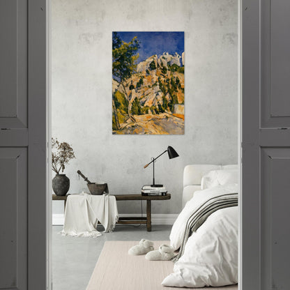 Bottom of the Ravine - Paul Cézanne Brushed Aluminum Print - 70x100 cm / 28x40 inches | Paul Cézanne Aluminum Print | Paul Cézanne Prints