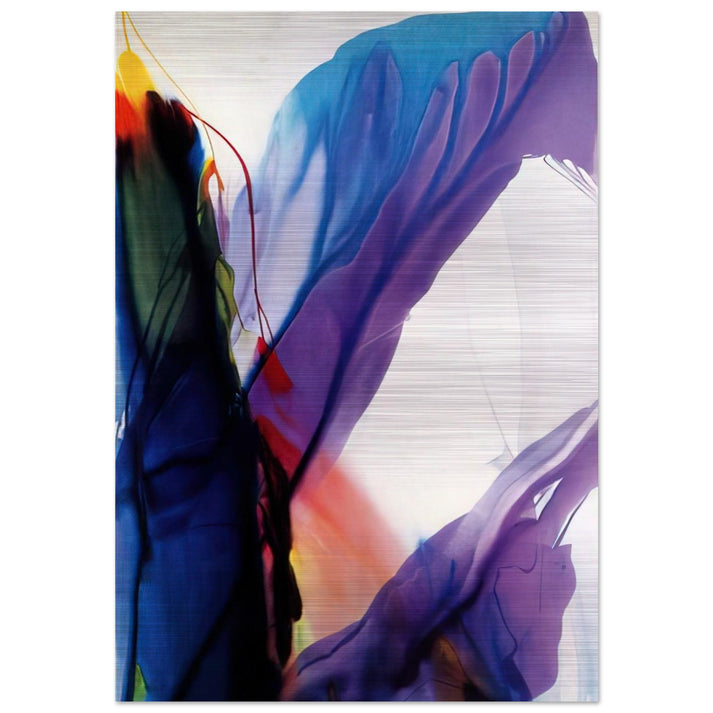 Phenomena Yonder Near - 1964 - Paul Jenkins Brushed Aluminum Print - 70x100 cm / 28x40 inches | Paul Jenkins Aluminum Print | Paul Jenkins Prints