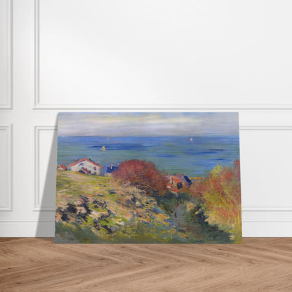 Pourville - claude monet Brushed Aluminum Print - 70x100 cm / 28x40 inches | claude monet Aluminum Print | claude monet Prints