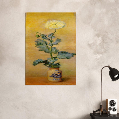 White Poppy - claude monet Brushed Aluminum Print - 70x100 cm / 28x40 inches | claude monet Aluminum Print | claude monet Prints