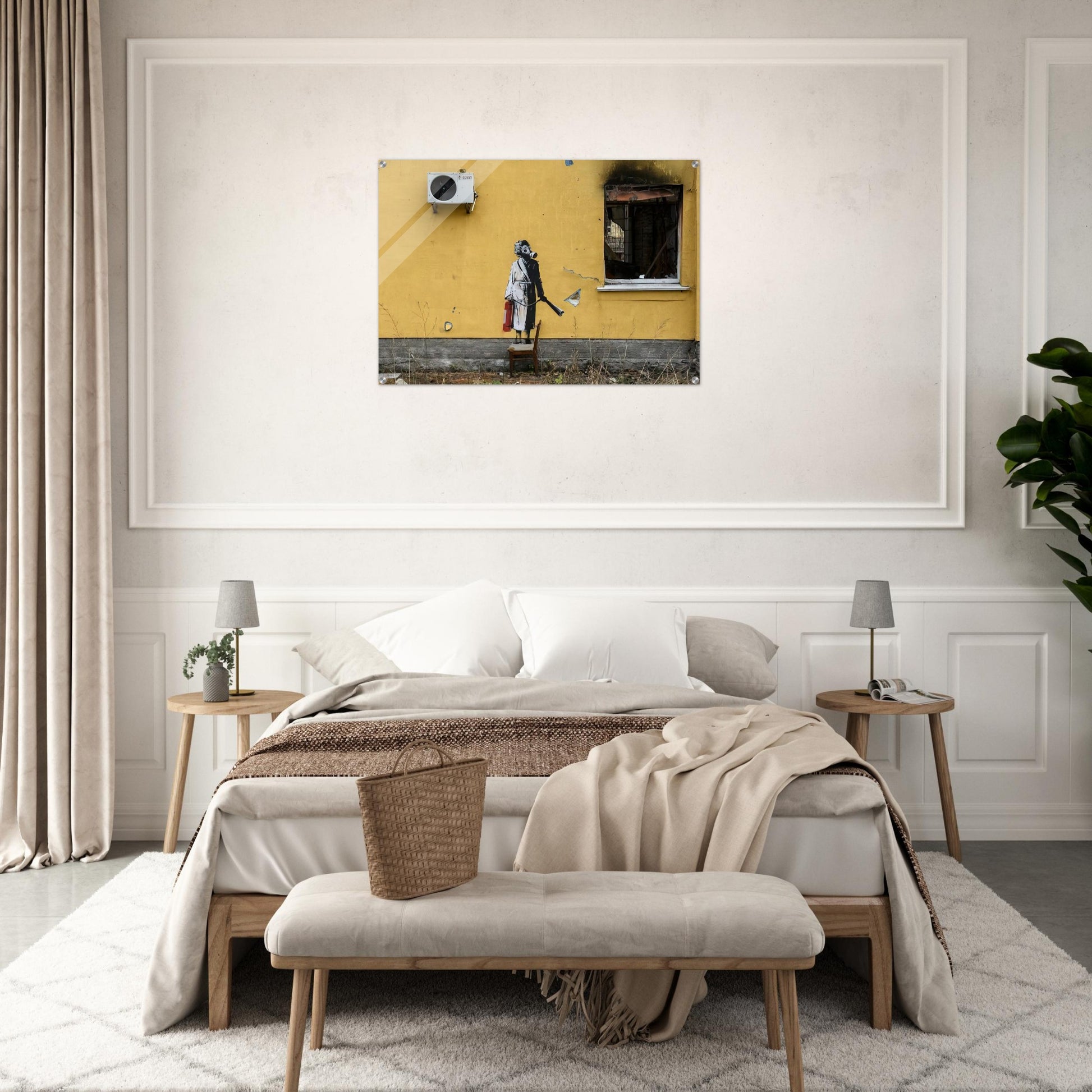 HOSTOMEL PROSKURIVSKA 2 2022 - Banksy Acrylic Print - 70x100 cm / 28x40″ inches | Banksy Wall Art | Banksy Prints