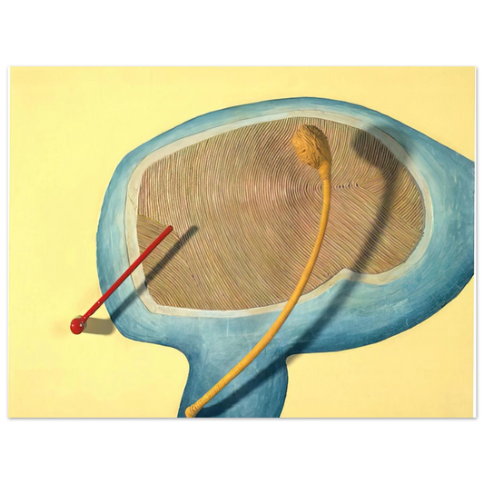 Eva Hesse - LEGS OF A WALKING BALL 1965  75x100 cm / 30x40inches Fine Art Poster