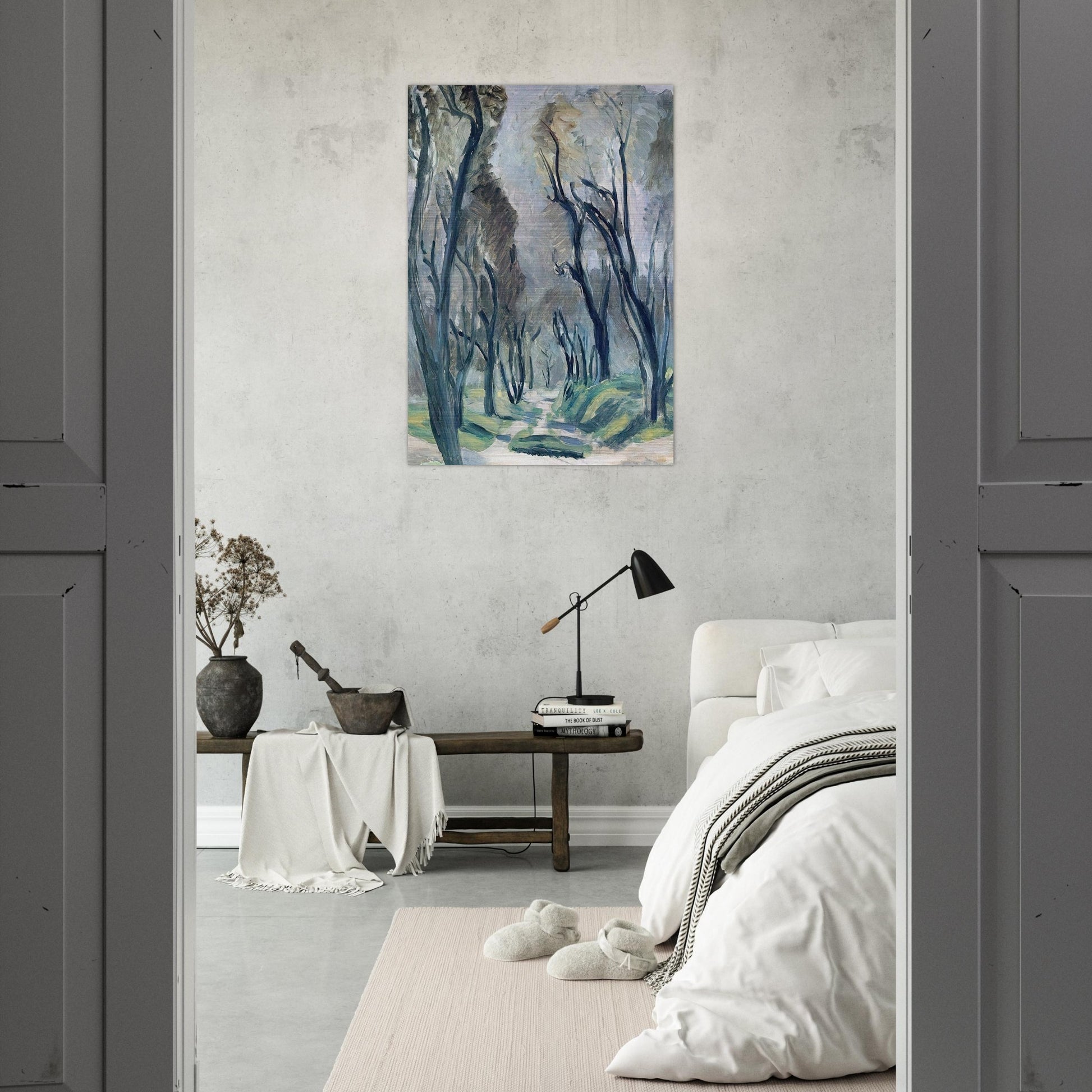 AVENUE OF OLIVE TREES 1952 - Henri Matisse Brushed Aluminum Print - 70x100 cm / 28x40 inches | Henri Matisse Aluminum Print | Henri Matisse Prints