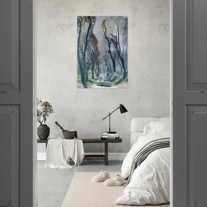 AVENUE OF OLIVE TREES 1952 - Henri Matisse Brushed Aluminum Print - 70x100 cm / 28x40 inches | Henri Matisse Aluminum Print | Henri Matisse Prints