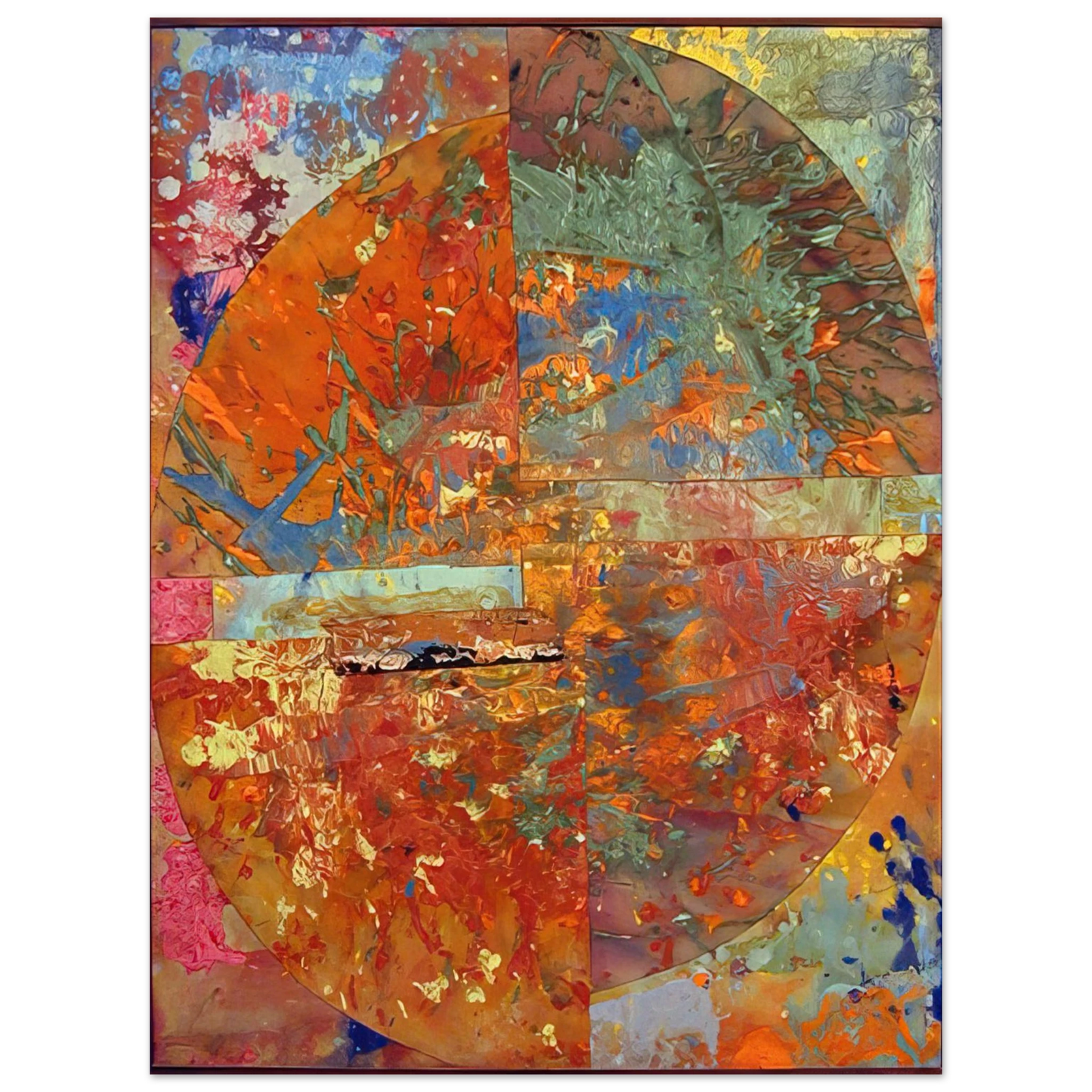 Sam Gilliam - Baptistry  75x100 cm / 30x40inches Fine Art Poster