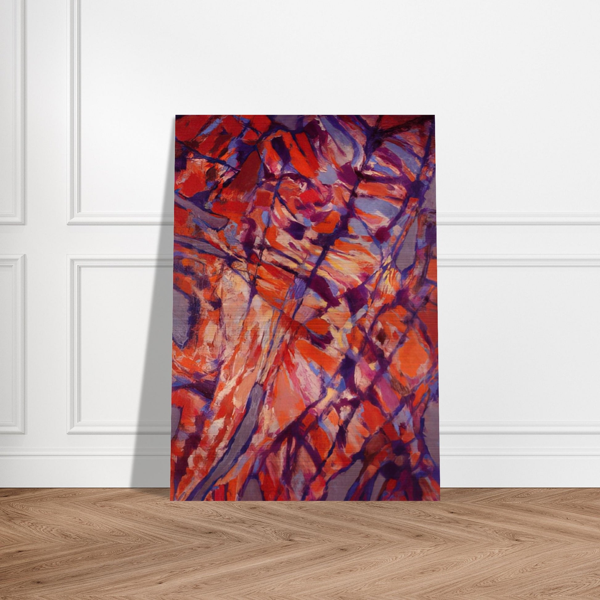 Terre assoiffée I - 1966 - Alfred Manessier Brushed Aluminum Print - 70x100 cm / 28x40 inches | Alfred Manessier Aluminum Print | Alfred Manessier Prints