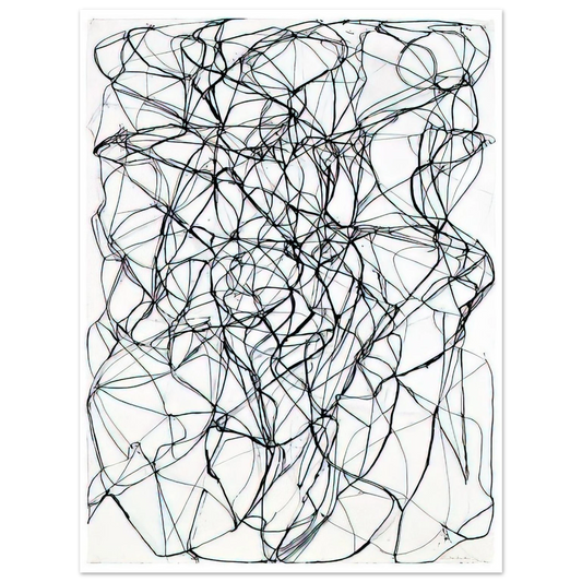 Brice Marden - Venus - 1991  75x100 cm / 30x40inches Fine Art Poster