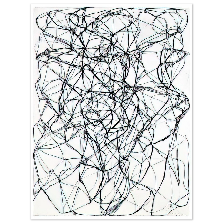 Brice Marden - Venus - 1991  75x100 cm / 30x40inches Fine Art Poster