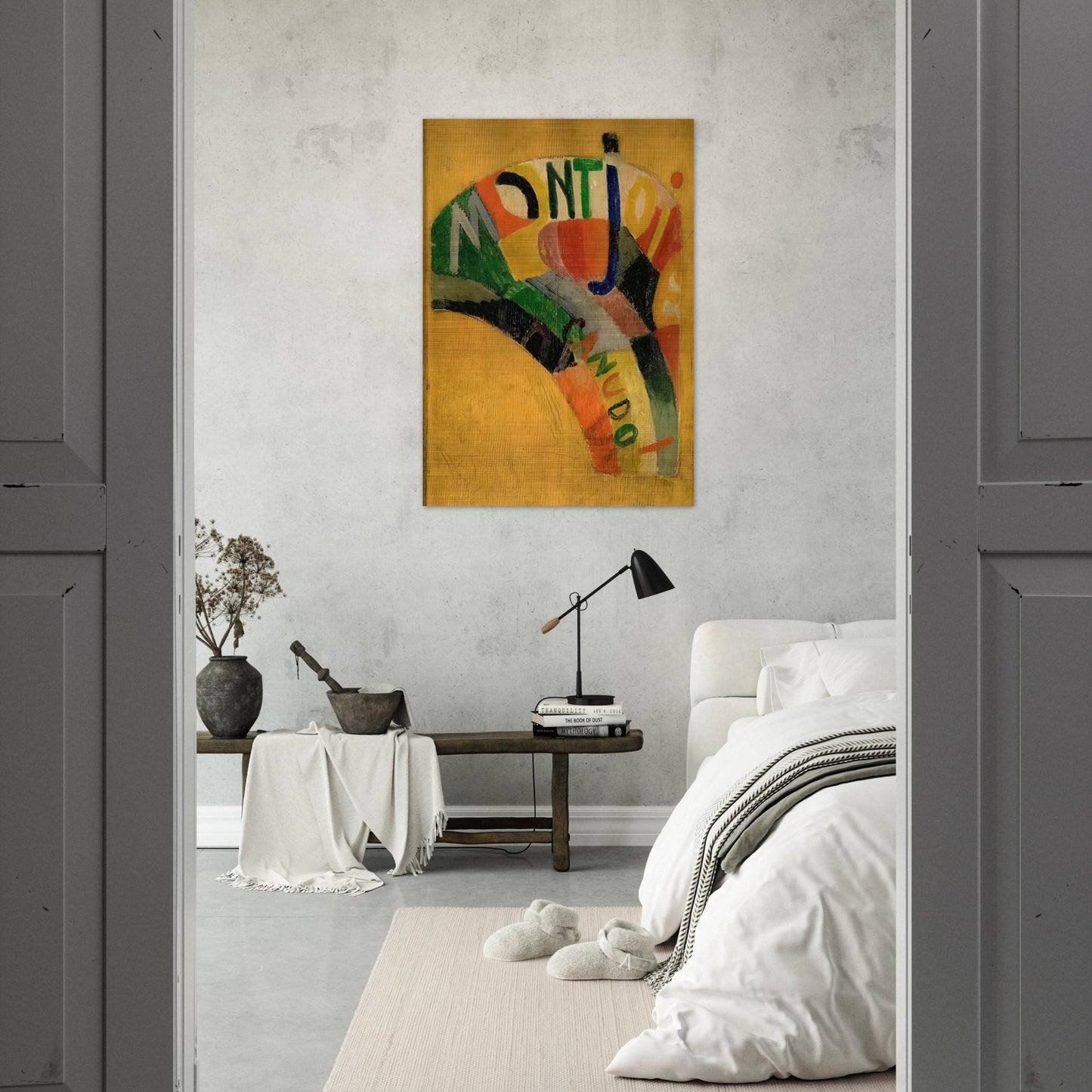 MONTJOIE - Sonia Delaunay Brushed Aluminum Print - 70x100 cm / 28x40 inches | Sonia Delaunay Aluminum Print | Sonia Delaunay Prints