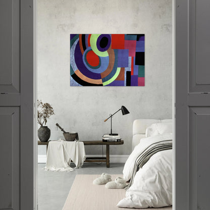 ICARUS - Sonia Delaunay Brushed Aluminum Print - 70x100 cm / 28x40 inches | Sonia Delaunay Aluminum Print | Sonia Delaunay Prints
