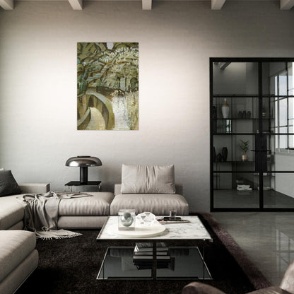 LA JORNETA - Salvador Dali Brushed Aluminum Print - 70x100 cm / 28x40 inches | Salvador Dali Aluminum Print | Salvador Dali Prints