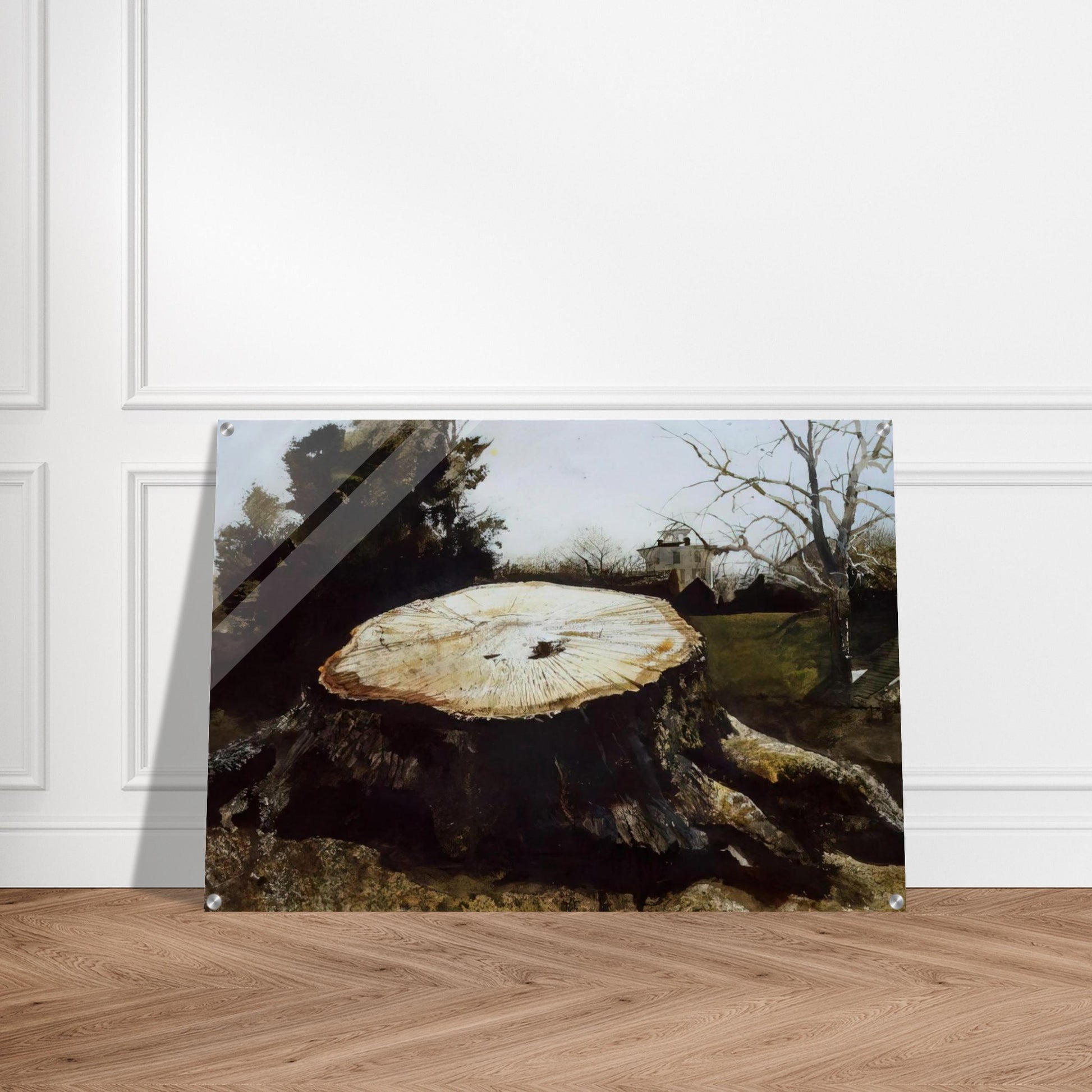 THE BIG OAK - Andrew Wyeth Acrylic Print - 70x100 cm / 28x40″ inches