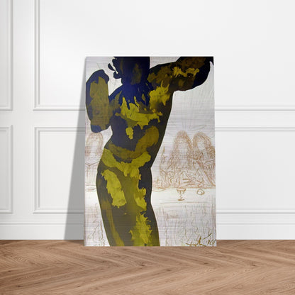 ET POST BUCCELLAM INTROIVIT IN EUM SATANAS PSALMS 40 10 1964 - Salvador Dali Brushed Aluminum Print - 70x100 cm / 28x40 inches | Salvador Dali Aluminum Print | Salvador Dali Prints