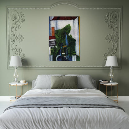 FOUNTAIN IN AVIGNON 1913 - Raoul Dufy Brushed Aluminum Print - 70x100 cm / 28x40 inches | Raoul Dufy Aluminum Print | Raoul Dufy Prints
