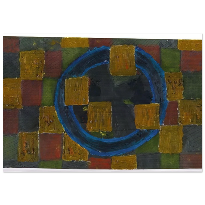 Kreise und Quadrate - 1963 - Johannes Itten Brushed Aluminum Print - 70x100 cm / 28x40 inches | Johannes Itten Aluminum Print | Johannes Itten Prints