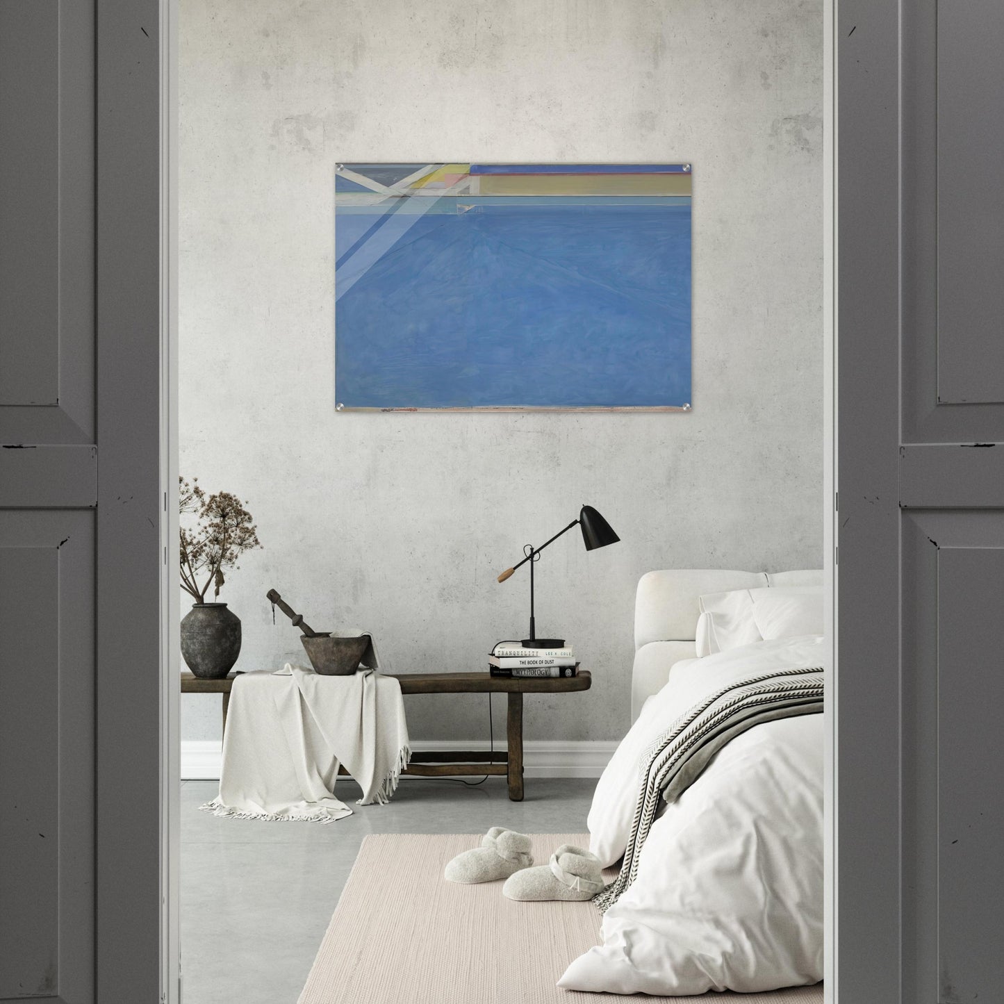 Ocean Park #129 - Richard Diebenkorn Acrylic Print - 70x100 cm / 28x40″ inches | Richard Diebenkorn Wall Art | Richard Diebenkorn Prints