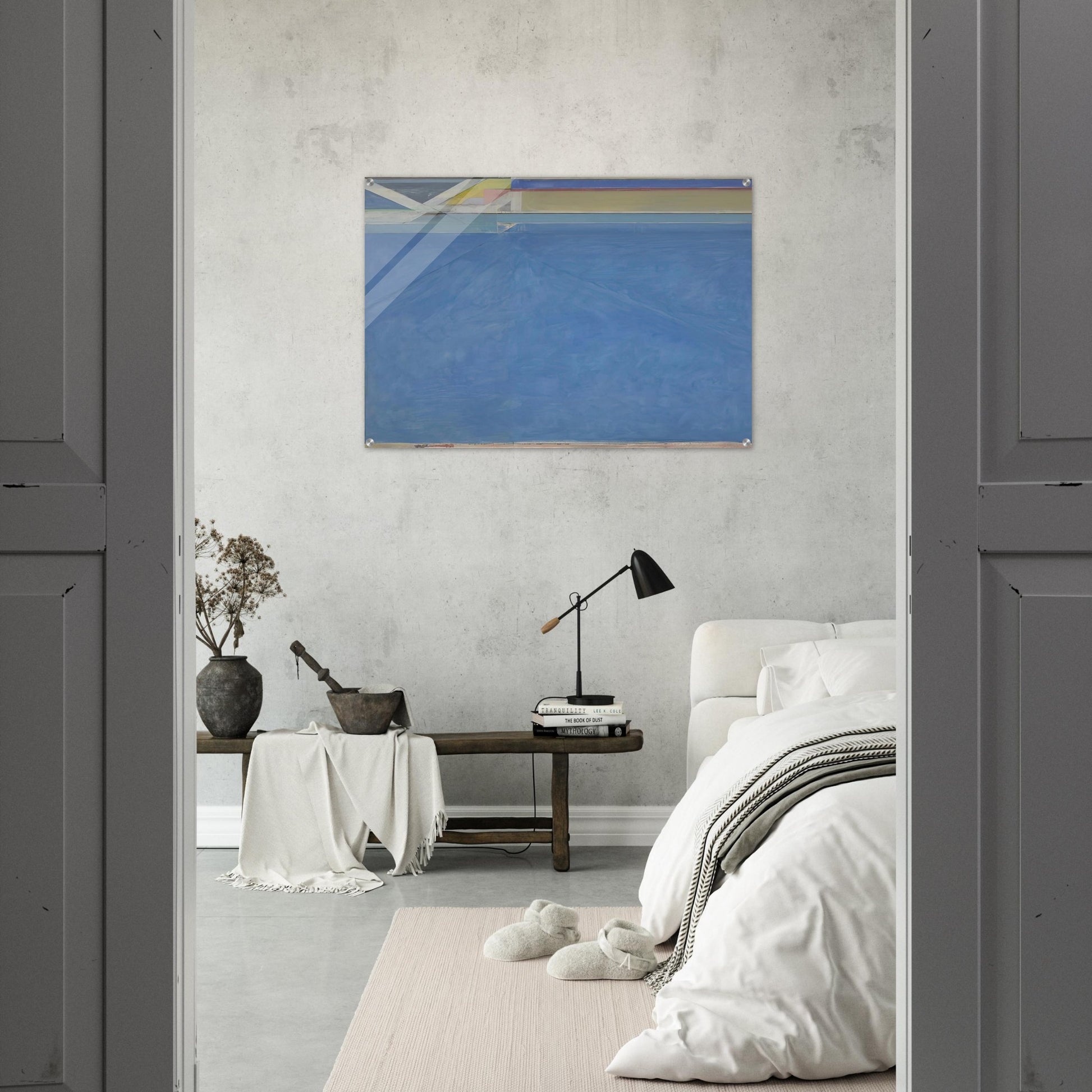 Ocean Park #129 - Richard Diebenkorn Acrylic Print - 70x100 cm / 28x40″ inches | Richard Diebenkorn Wall Art | Richard Diebenkorn Prints