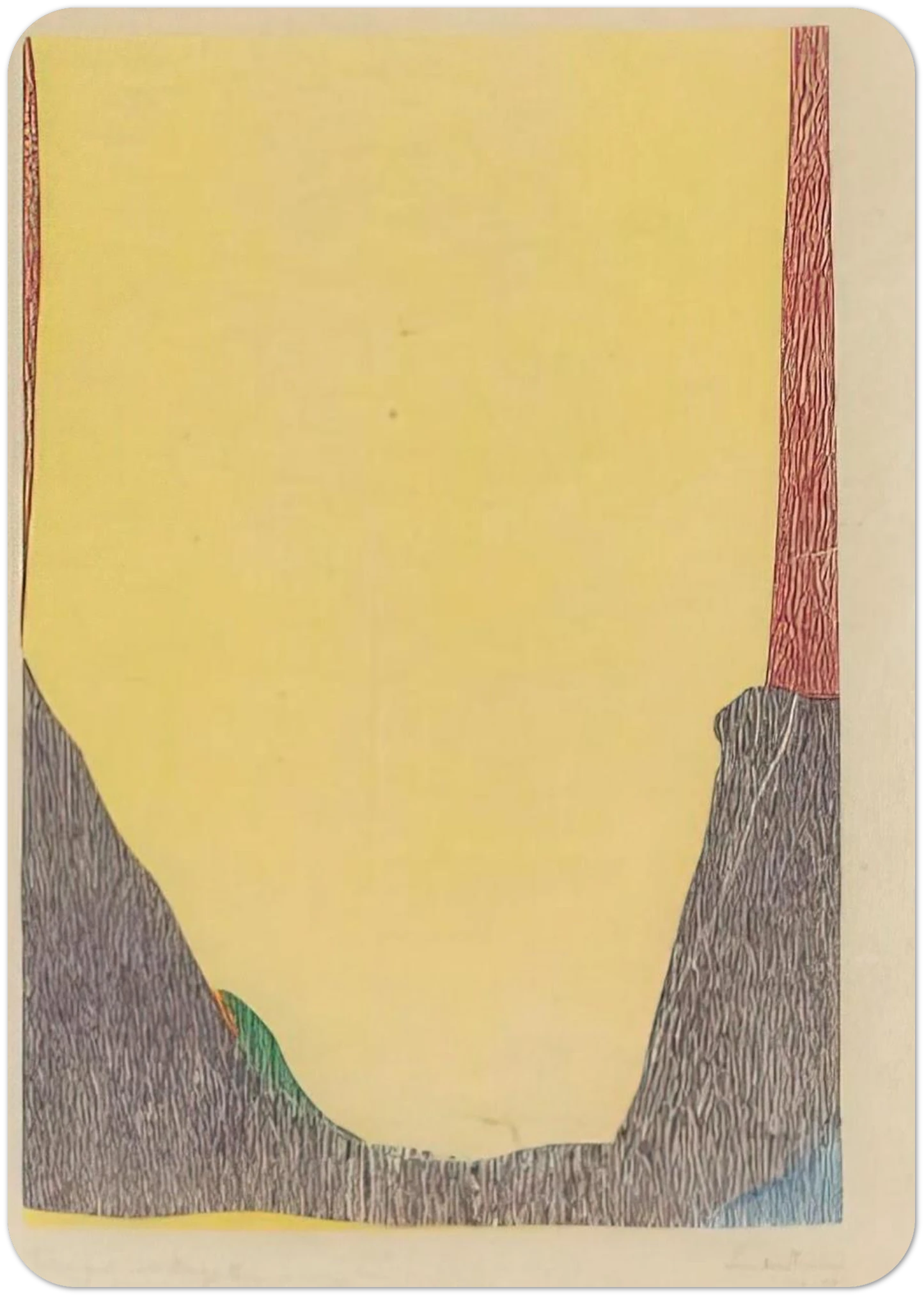 East and Beyond - 1973 By Helen Frankenthaler Pack of 10 Post Cards | Helen Frankenthaler Post Cards | A6 (10.5 x 14.8 cm) - 4.1 x 5.8 inches