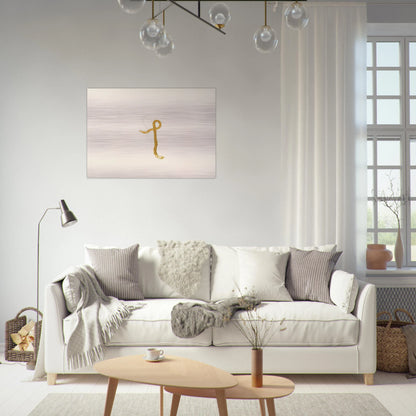 Strings - Abstract Expressionism - John Cage Brushed Aluminum Print - 70x100 cm / 28x40 inches | John Cage Aluminum Print | John Cage Prints