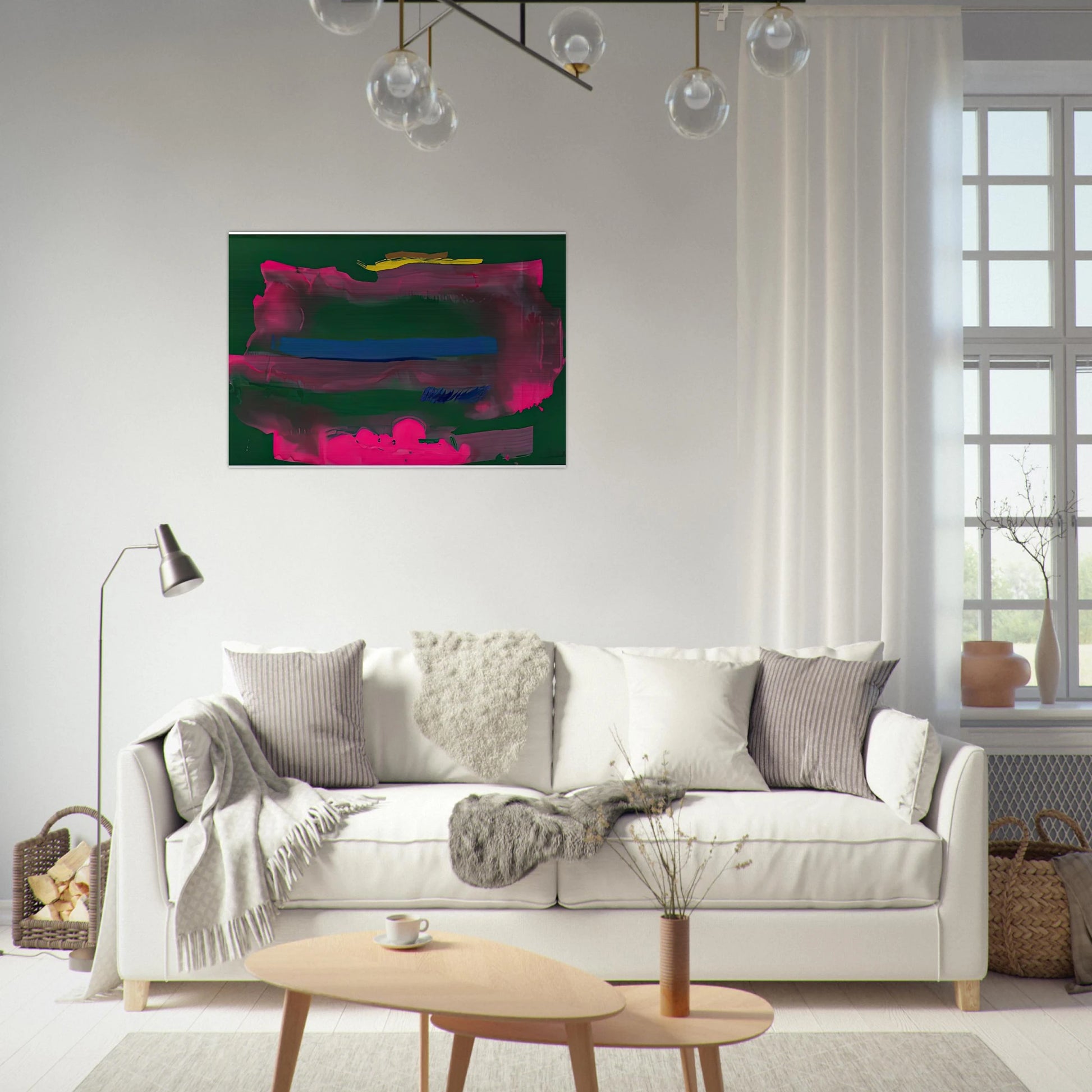 Reef, 1991- - Helen Frankenthaler Brushed Aluminum Print - 70x100 cm / 28x40 inches | Helen Frankenthaler Aluminum Print | Helen Frankenthaler Prints