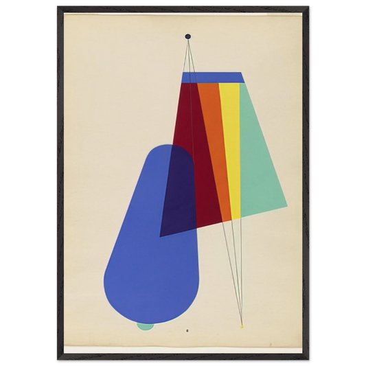 LONG DISTANCE FROM THE PORTFOLIO REVOLVING DOORS 1926 - Man Ray 70x100 cm / 28x40 inches Framed Art Print – Black Wooden Frame