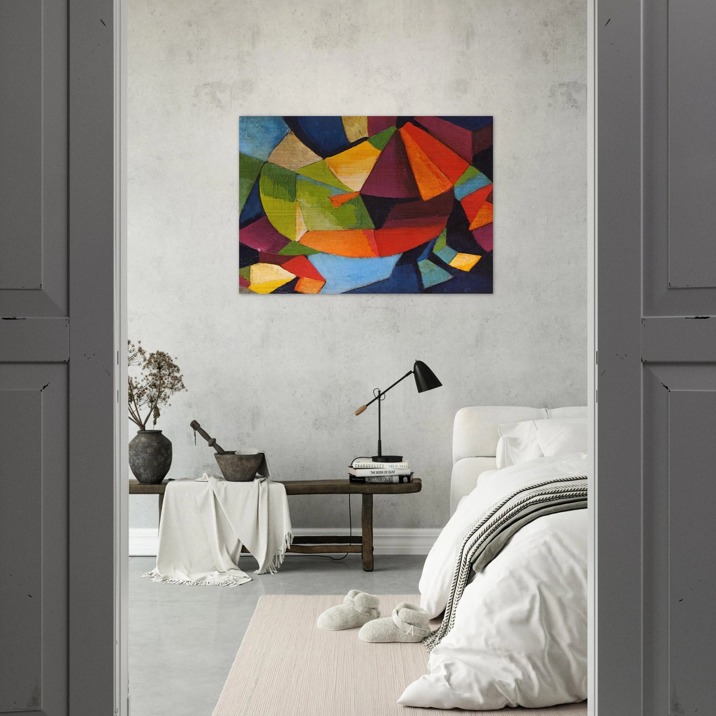 Synchromy - 1916 - Morgan Russell Brushed Aluminum Print - 70x100 cm / 28x40 inches | Morgan Russell Aluminum Print | Morgan Russell Prints