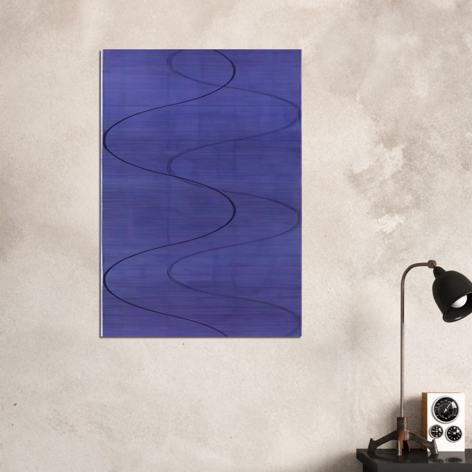 COLUMN PAINTING 9 2003 - Robert Mangold Brushed Aluminum Print - 70x100 cm / 28x40 inches | Robert Mangold Aluminum Print | Robert Mangold Prints