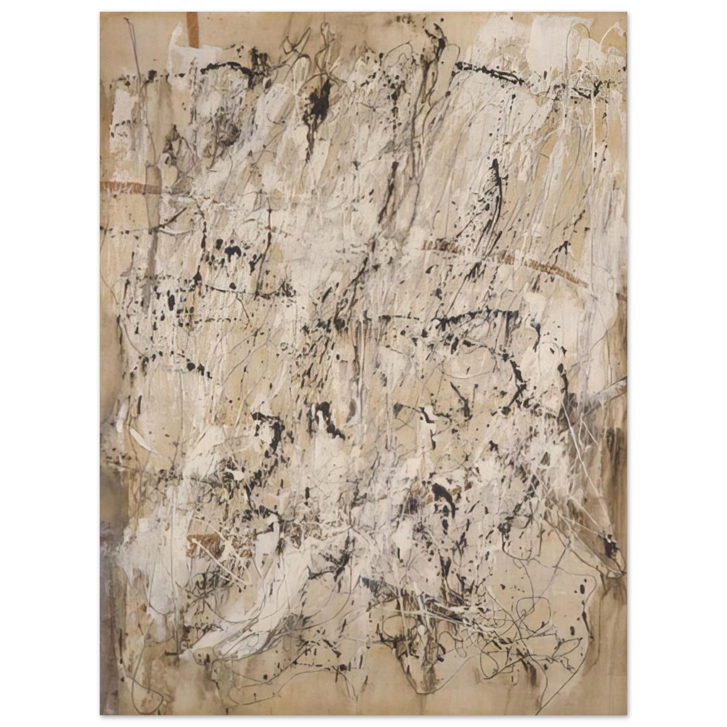 Enrico Castellani - Pittura 12-58 - 1958  75x100 cm / 30x40inches Fine Art Poster