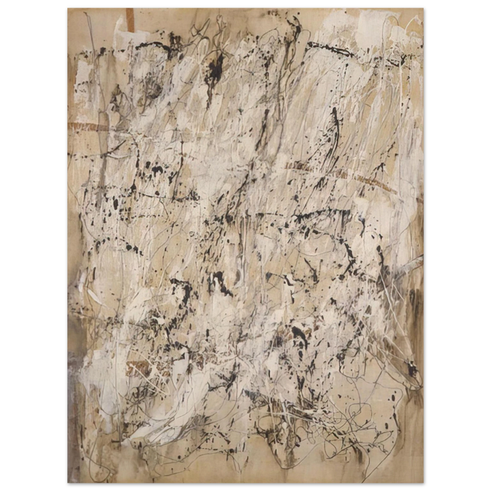 Enrico Castellani - Pittura 12-58 - 1958  75x100 cm / 30x40inches Fine Art Poster