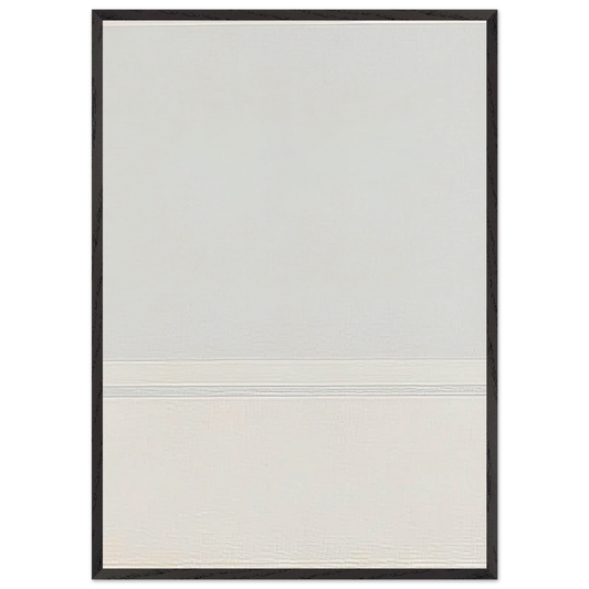 Untitled - 1970 N19 - Antonio Calderara 70x100 cm / 28x40 inches Framed Art Print – Black Wooden Frame
