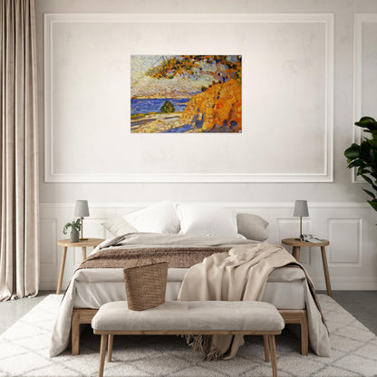 MIDI LANDSCAPE - Theo van Rysselberghe Acrylic Print - 70x100 cm / 28x40″ inches | Theo van Rysselberghe Wall Art | Theo van Rysselberghe Prints