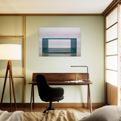 Untitled - 1966 - Donald Judd Brushed Aluminum Print - 70x100 cm / 28x40 inches | Donald Judd Aluminum Print | Donald Judd Prints