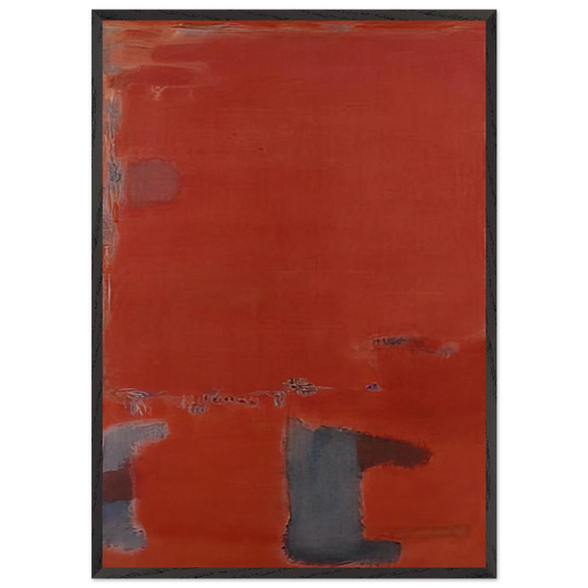No 21 - c1949  New York  United States - Mark Rothko 70x100 cm / 28x40 inches Framed Art Print – Black Wooden Frame