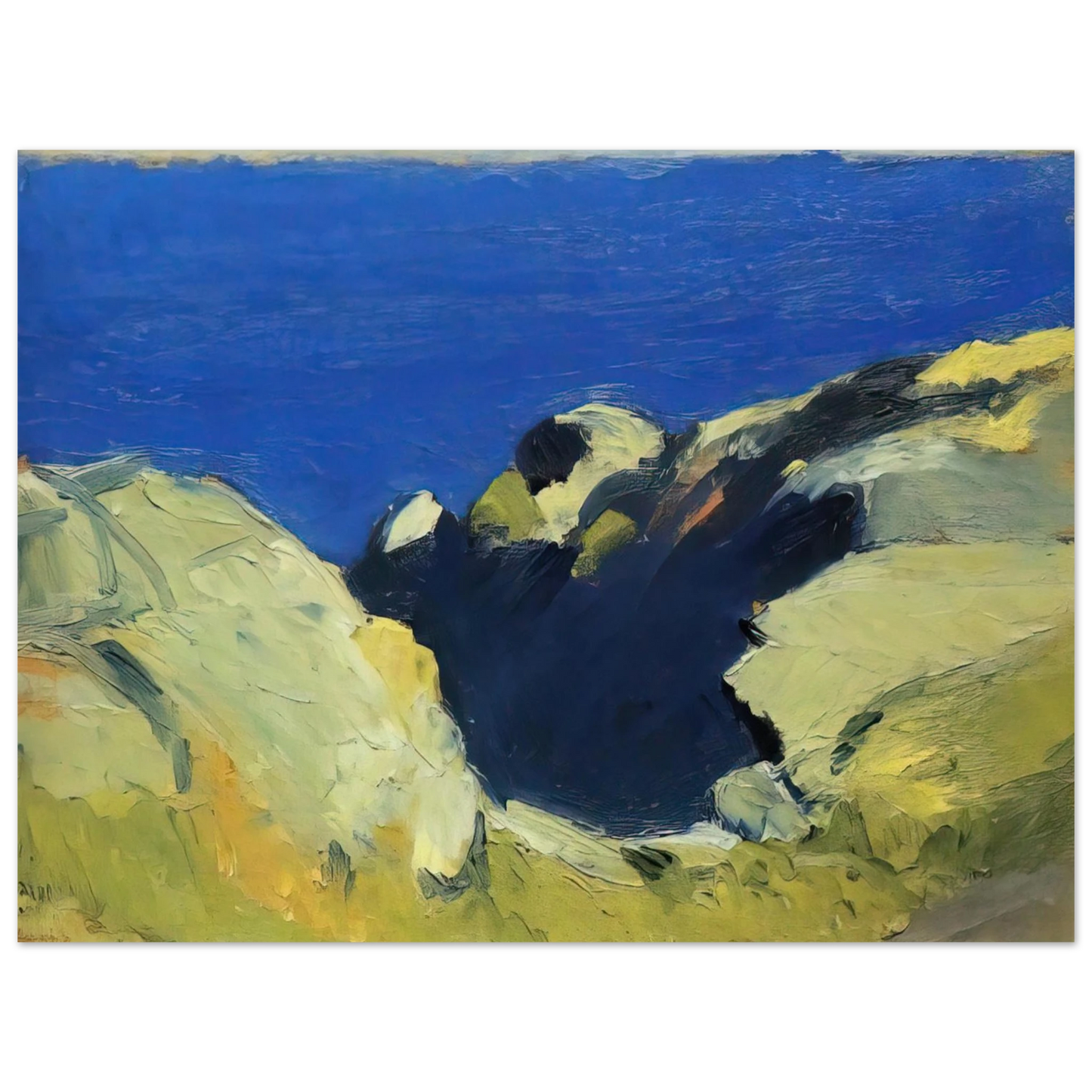 Edward Hopper - Rocks Fine Art Poster