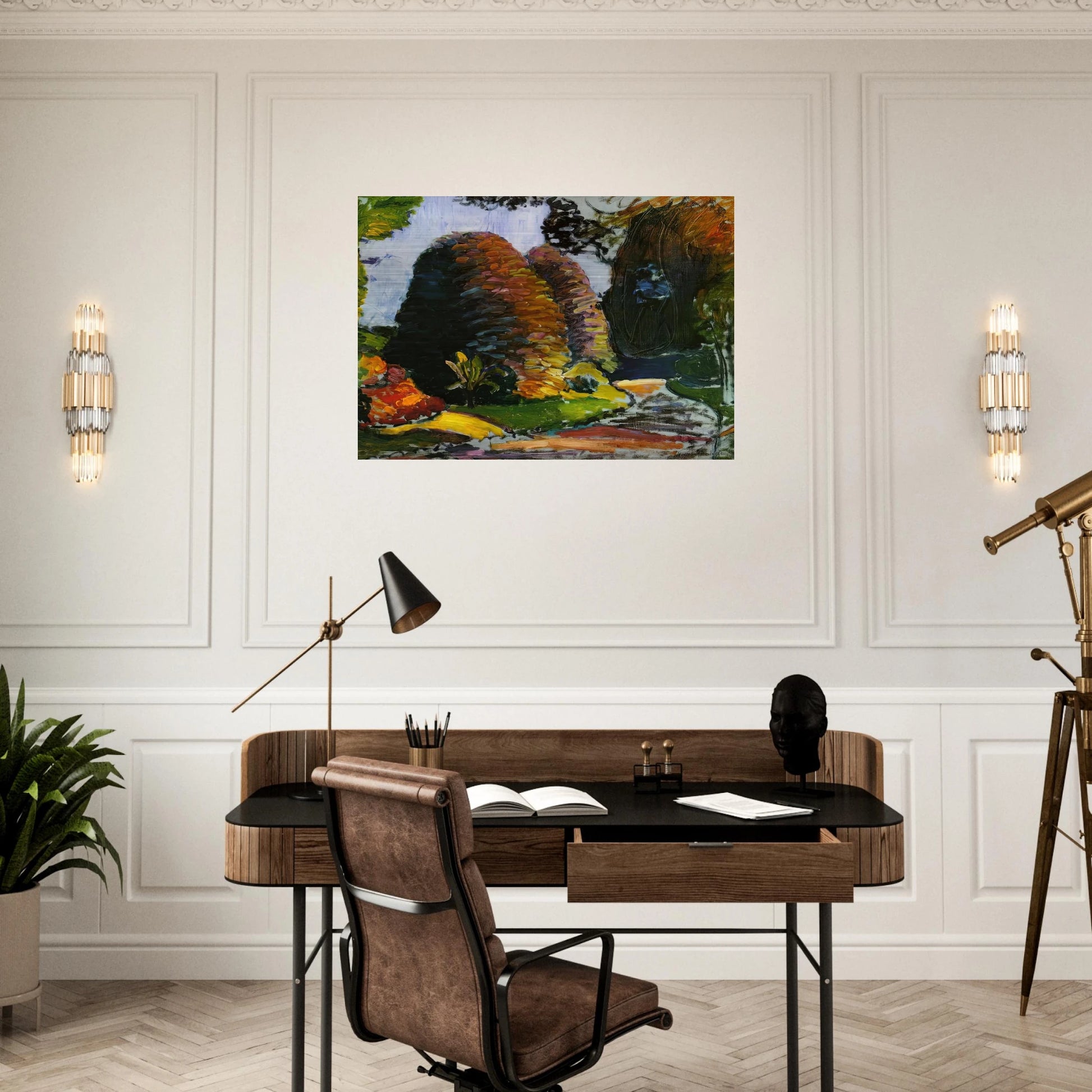 LUXEMBOURG GARDENS 1903 - Henri Matisse Brushed Aluminum Print - 70x100 cm / 28x40 inches | Henri Matisse Aluminum Print | Henri Matisse Prints