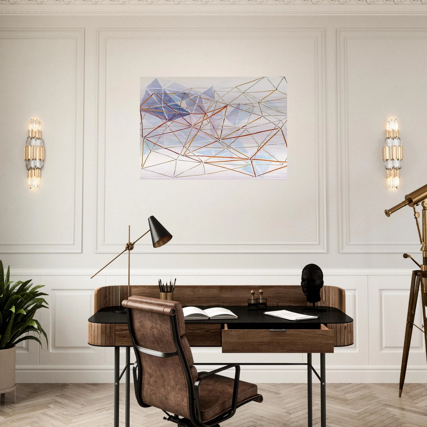 Untitled - 1980 - Gego Brushed Aluminum Print - 70x100 cm / 28x40 inches | Gego Aluminum Print | Gego Prints