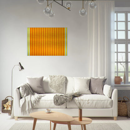 Sunball - 1960 - Gene Davis Brushed Aluminum Print - 70x100 cm / 28x40 inches | Gene Davis Aluminum Print | Gene Davis Prints
