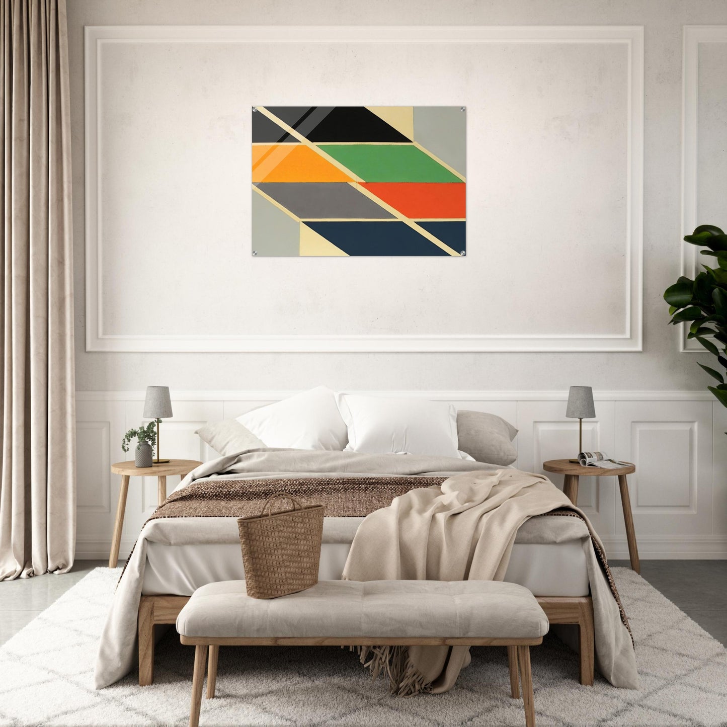 Big Bang Series - 1966 - Larry Zox Acrylic Print - 70x100 cm / 28x40″ inches
