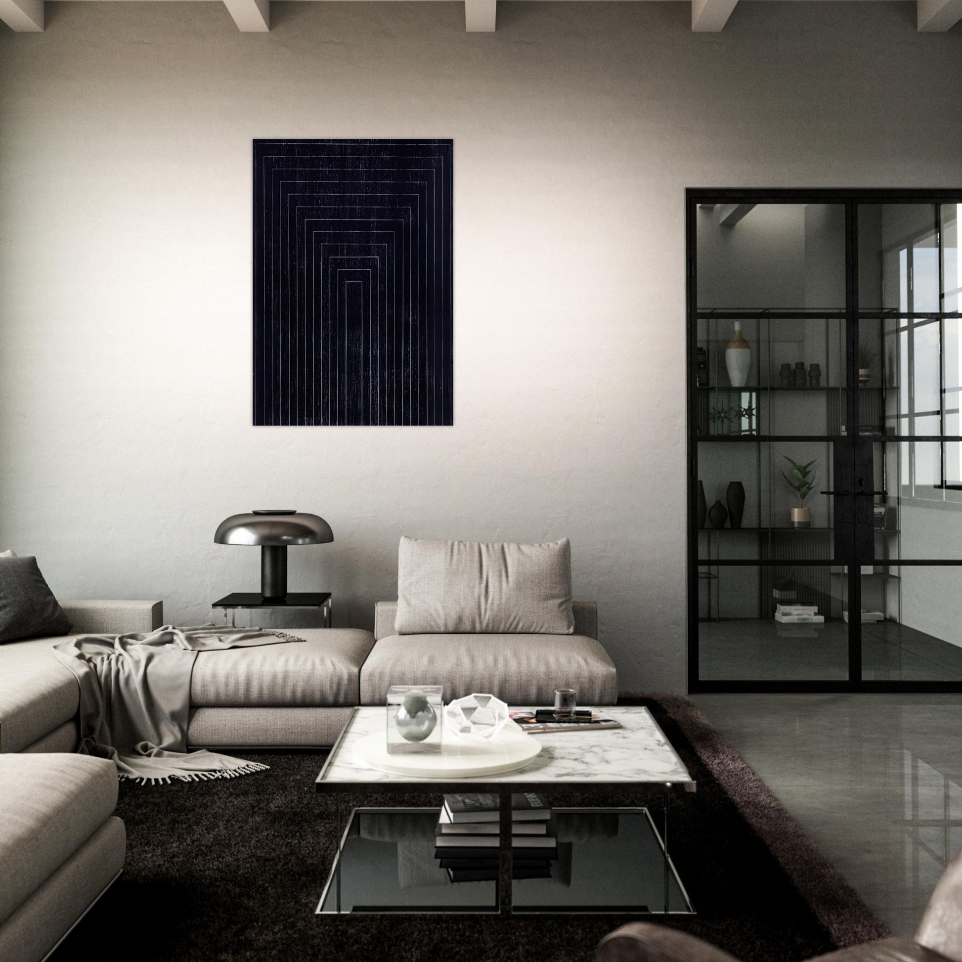 Tecelar - 1957 - Lygia Pape Brushed Aluminum Print - 70x100 cm / 28x40 inches | Lygia Pape Aluminum Print | Lygia Pape Prints