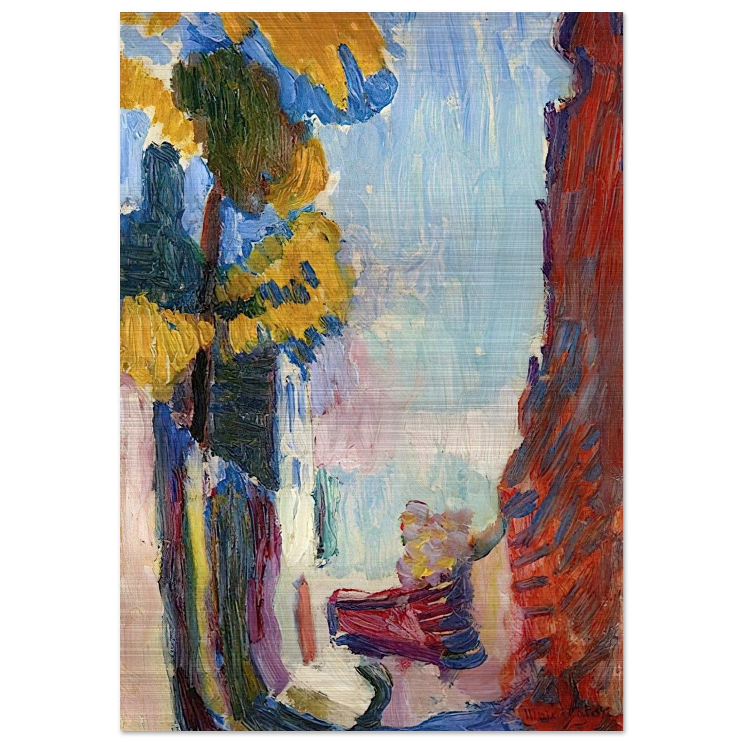 ARCUEIL 1899 - Henri Matisse Brushed Aluminum Print - 70x100 cm / 28x40 inches | Henri Matisse Aluminum Print | Henri Matisse Prints