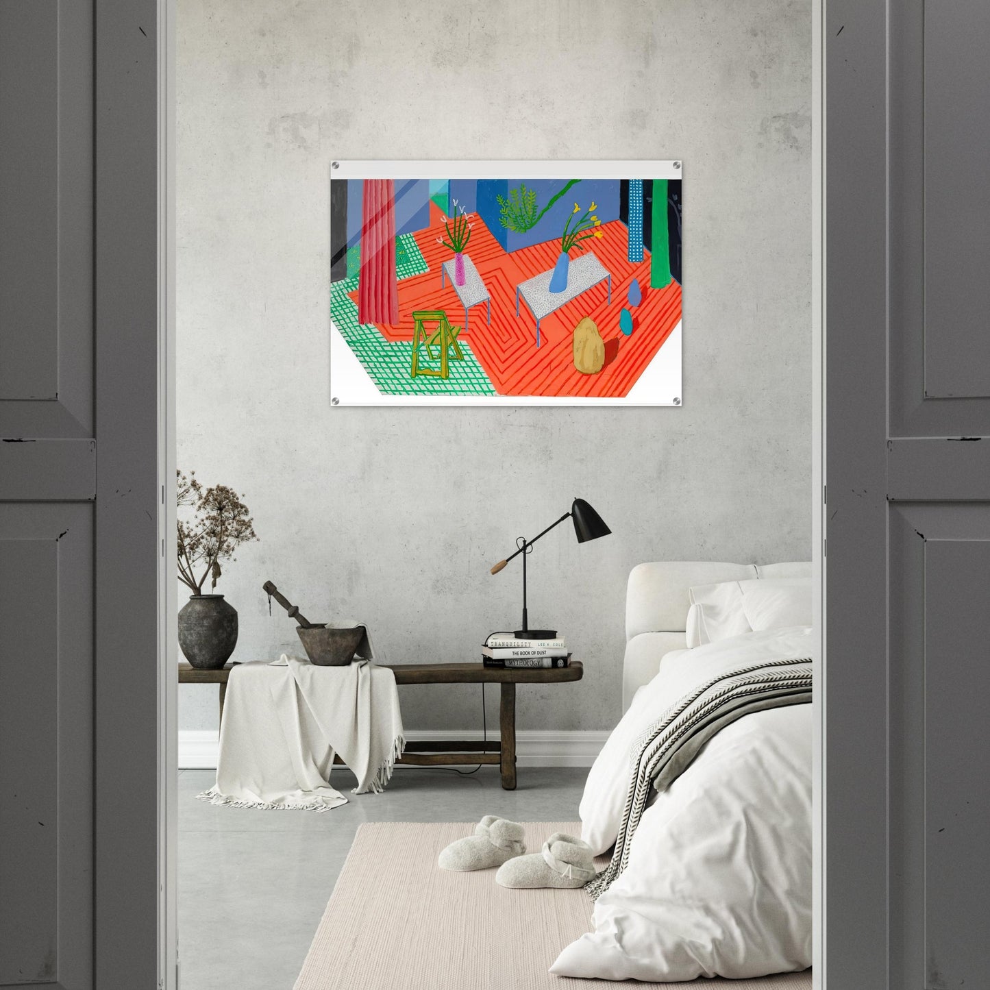 David Hockney - David Hockney Acrylic Print - 70x100 cm / 28x40″ inches | David Hockney Art | Artwork by David Hockney