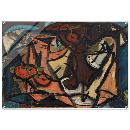 Still Life, 1948- - Helen Frankenthaler Acrylic Print - 70x100 cm / 28x40″ inches